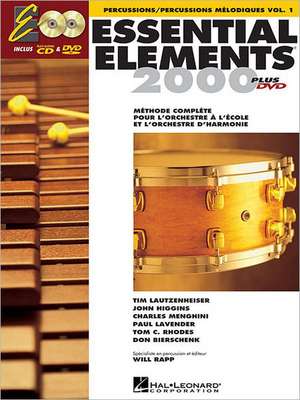 French Essential Elements Ee2000 Percussion de Hal Leonard Publishing Corporation