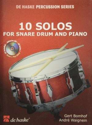 10 SOLOS FOR SNARE DRUM & PIANO de UNKNOWN