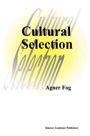 Cultural Selection de A. Fog