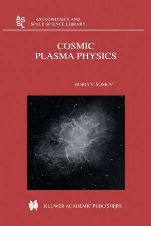 Cosmic Plasma Physics de B.V. Somov