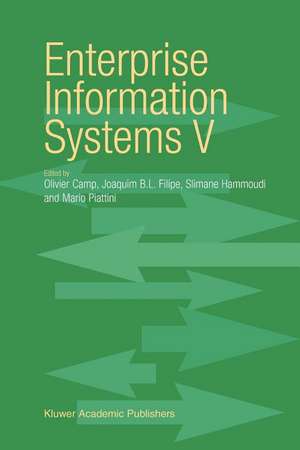 Enterprise Information Systems V de Olivier Camp