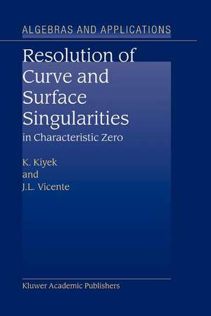 Resolution of Curve and Surface Singularities in Characteristic Zero de K. Kiyek