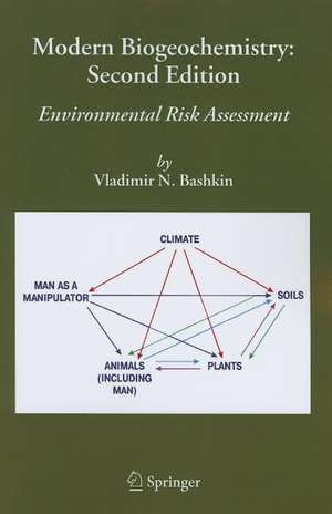 Modern Biogeochemistry: Environmental Risk Assessment de Vladimir N. Bashkin