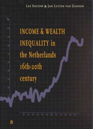 Income and Wealth Inequality in the Netherlands 16th-20th Century de Lee Soltow