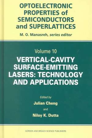 Vertical-Cavity Surface-Emitting Lasers: Technology and Applications de Julian Cheng