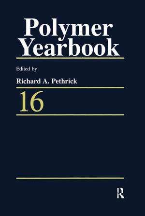 Polymer Yearbook 16 de Richard A. Pethrick