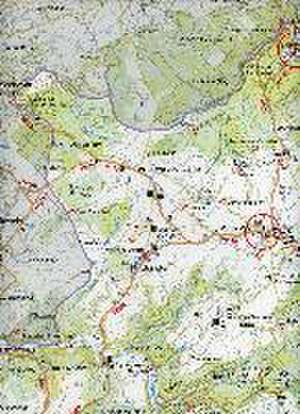 Jalhay 1 : 25 000 mit MTB / Radrouten