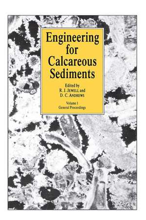 Engineering for Calcareous Sediments Volume 1 de D. Andrews