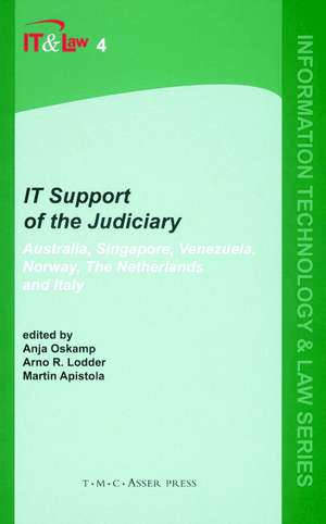 IT Support of the Judiciary: Australia, Singapore, Venezuela, Norway, The Netherlands and Italy de Anja Oskamp