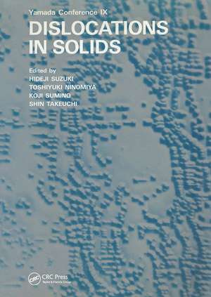 Dislocations in Solids de Hiroshi Suzuki