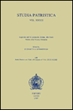 Studia Patristica. Vol. XXXIII - Augustine and His Opponents, Jerome, Other Latin Fathers After Nicaea, Orientalia, Index Patrum and Table of Contents de Elizabeth A. Livingstone