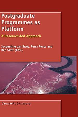 Postgraduate Programmes as Platform de Petra Ponte