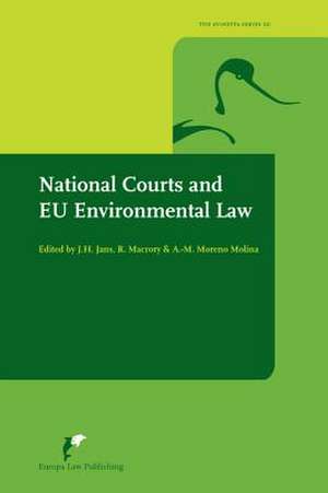 National Courts and Eu Environmental Law de Jan H. Jans