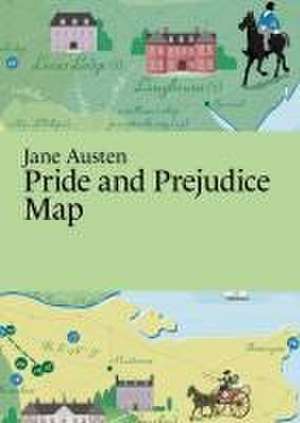 Jane Austen: Pride and Prejudice Map de Paris Grafik