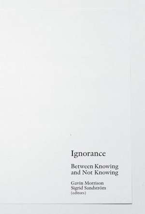 Ignorance de Gavin Morrison