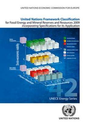 United Nations Framework Classification for Fossil Energy and Mineral Reserves and Resources 2009 Incorporating Specifications for Its Application de United Nations