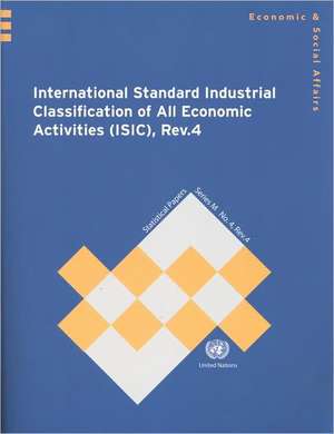 International Standard Industrial Classification of All Economic Activities (Isic) de United Nations Publications