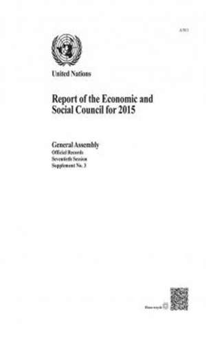 Report of the Economic and Social Council for the Year de United Nations