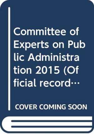 Committee of Experts on Public Administration