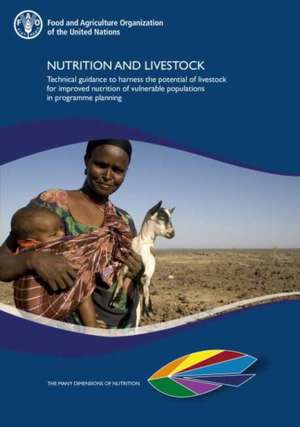 Nutrition and Livestock de Food and Agriculture Organization of the United Nations