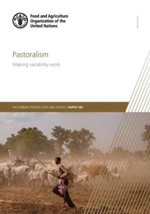 Pastoralism de Food and Agriculture Organization of the United Nations