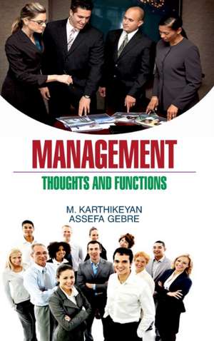 MANAGEMENT (THOUGHTS AND FUNCTIONS) de M. Karthikeyan