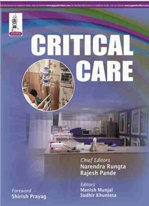 Critical Care de Narendra Rungta