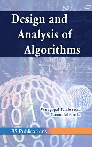 Design and Analysis of Algorithms de Venugopal Temberveni