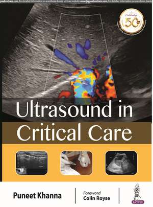 Ultrasound in Critical Care de Puneet Khanna