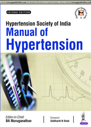 Manual of Hypertension de BA Muruganathan