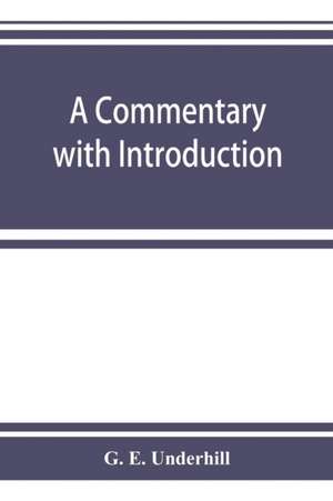 A commentary with introduction and appendix on the Hellenica of Xenophon de G. E. Underhill