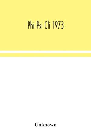 Phi Psi Cli 1973 de Unknown