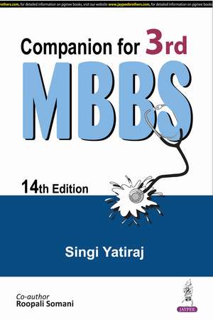 Companion for 3rd MBBS de Singi Yatiraj