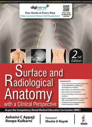 Surface and Radiological Anatomy: With a Clinical Perspective de Ashwini C Appaji