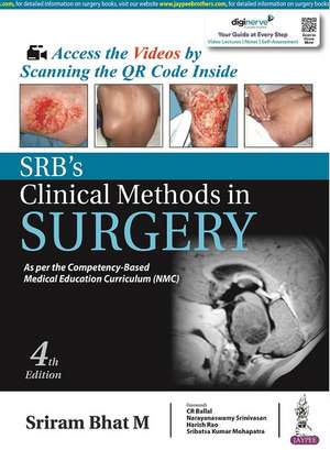 SRB's Clinical Methods in Surgery de Sriram Bhat M