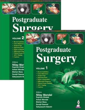 Postgraduate Surgery: Two Volume Set de Nilay Mandal