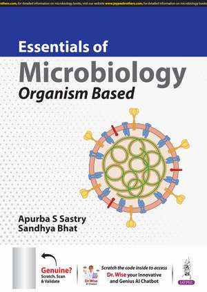 Essentials of Microbiology: Organism Based de Apurba S Sastry