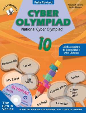 National Cyber Olympiad Class 10 (With CD) de Ishita & Bhown Mehra