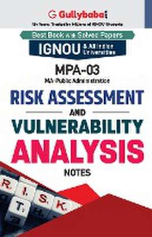 MPA-03 Risk Assessment and Vulnerability Analysis de Gullybaba. Com Panel