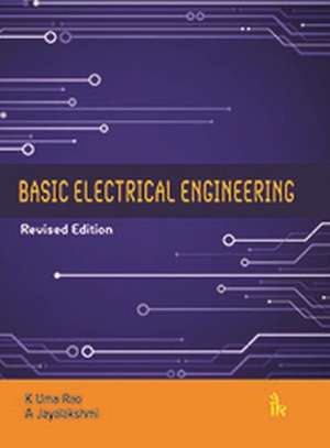 Rao, K: Basic Electrical Engineering de A. Jayalakshmi