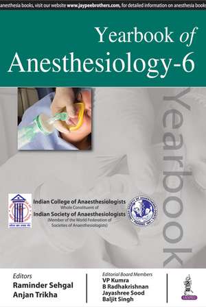 Yearbook of Anesthesiology-6 de Raminder Sehgal