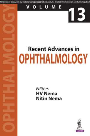 Recent Advances in Ophthalmology - 13 de HV Nema