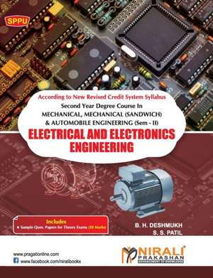 Electrical And Electronics Engineering de B H Deshmukh