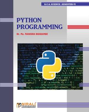 Python Programming de Ms. Manisha Bharambe