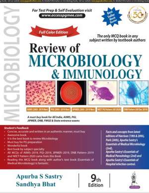 Review of Microbiology & Immunology de Apurba S Sastry