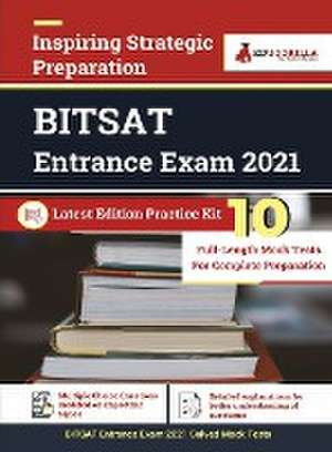 BITSAT Entrance Exam 2023 - Physics, Chemistry, Mathematics, English, Logical Reasoning - 8 Mock Tests 4 Sectional Tests (1100 Solved Questions) with Free Access to Online Tests de Edugorilla Prep Experts