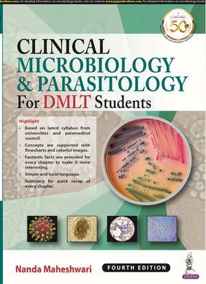 Clinical Microbiology & Parasitology: For DMLT Students de Nanda Maheshwari