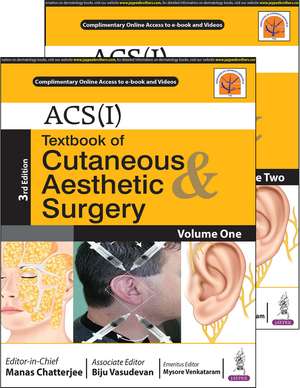 Textbook of Cutaneous & Aesthetic Surgery: Two Volume Set de Manas Chatterjee