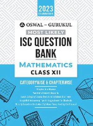 Oswal - Gurukul Mathematics Most Likely Question Bank de Oswal