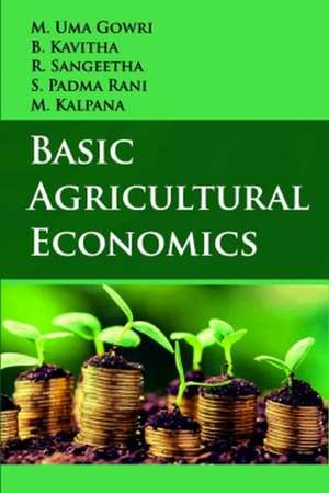 Basic Agricultural Economics de Uma GowriB.Kavitha Kalpana